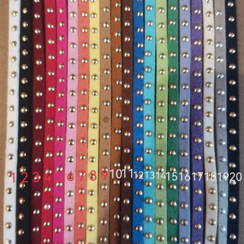 5 mm rivet užad, dvostrano baršunasti urez, DIY dodaci pribor, role 5 m ili 20 m