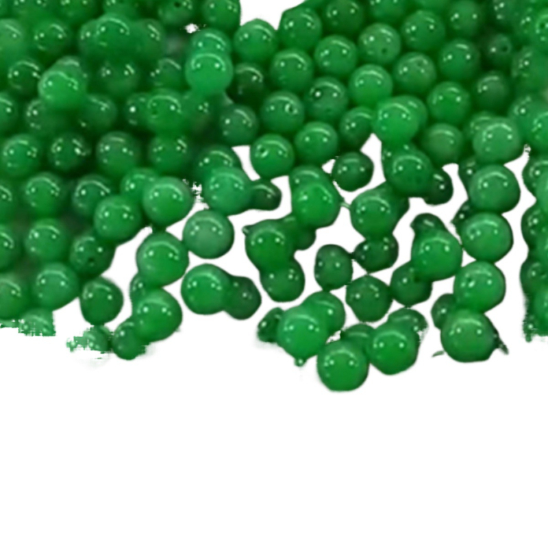 Nefritne perle 10 mm, okrugle – zelena špinat i ledeno zelena, ručno izrađene za DIY narukvice i ogrlice