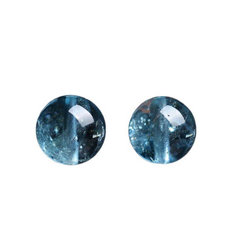 Prirodne kristalne perle, topaz perle, perle za DIY narukvicu, perle akvamarina ledenog tona, kristalni dodaci za žene