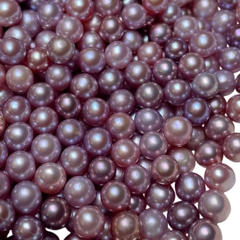 Slatkovodne biserne koralje, prozirno ružičaste ljubičaste boje, ručna izrada, visokokvalitetne za narukvice