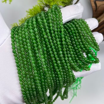 4mm Jasper Buddha perle – elegantan DIY dodatak za narukvicu, smaragdno zelena