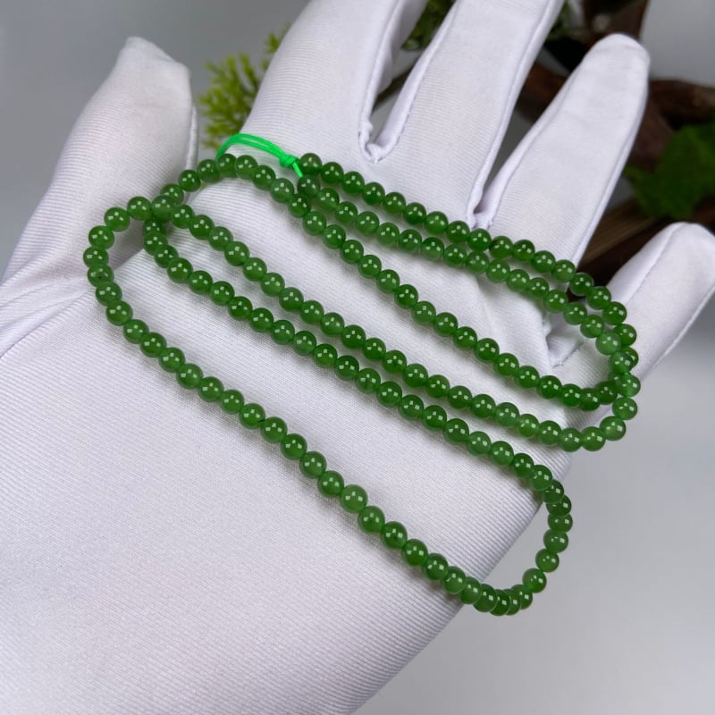 4mm Jasper Buddha perle – elegantan DIY dodatak za narukvicu, smaragdno zelena