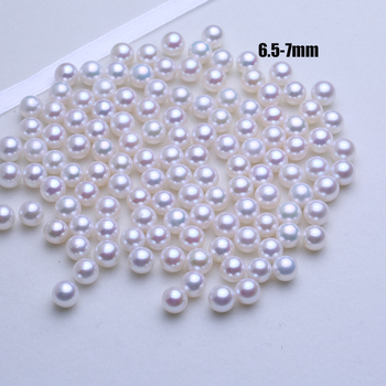 Slatkovodne biserne perle — visok sjaj, male okrugle millet perle, polugotove perle za DIY ugradnju, perle za ogrlice, labave perle, promjer 4 mm