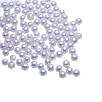 Slatkovodne biserne perle — visok sjaj, male okrugle millet perle, polugotove perle za DIY ugradnju, perle za ogrlice, labave perle, promjer 4 mm