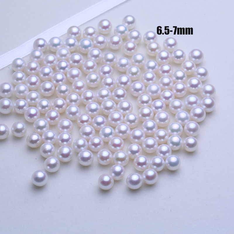 Slatkovodne biserne perle — visok sjaj, male okrugle millet perle, polugotove perle za DIY ugradnju, perle za ogrlice, labave perle, promjer 4 mm