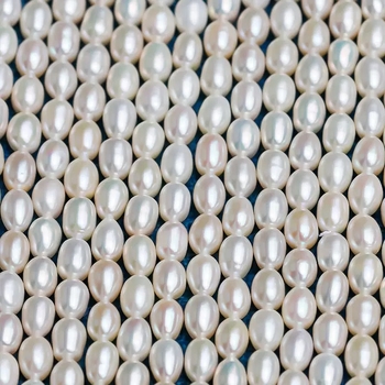 Prirodne rižaste perlice promjera 5–6 mm od slatkovodnih bisera, poluproizvodi za DIY