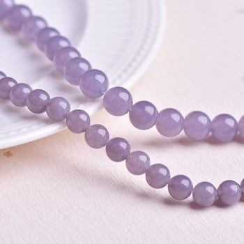 Prirodne 7A ljubičaste kalcedonske perle, ljubičaste kalcedonske labave perle, kalcedonske perle, polugotove perle za narukvicu