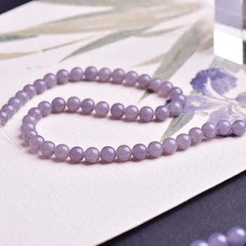 Prirodne 7A ljubičaste kalcedonske perle, ljubičaste kalcedonske labave perle, kalcedonske perle, polugotove perle za narukvicu