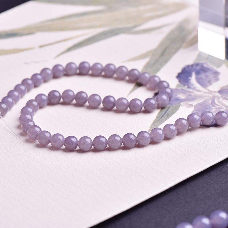 Prirodne 7A ljubičaste kalcedonske perle, ljubičaste kalcedonske labave perle, kalcedonske perle, polugotove perle za narukvicu