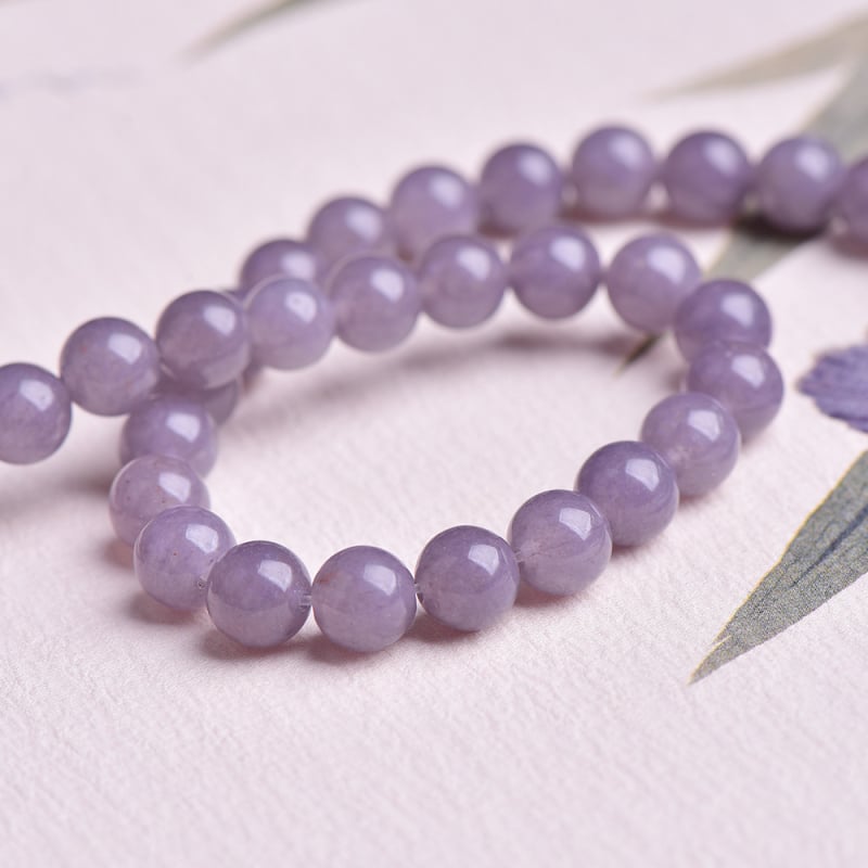 Prirodne 7A ljubičaste kalcedonske perle, ljubičaste kalcedonske labave perle, kalcedonske perle, polugotove perle za narukvicu