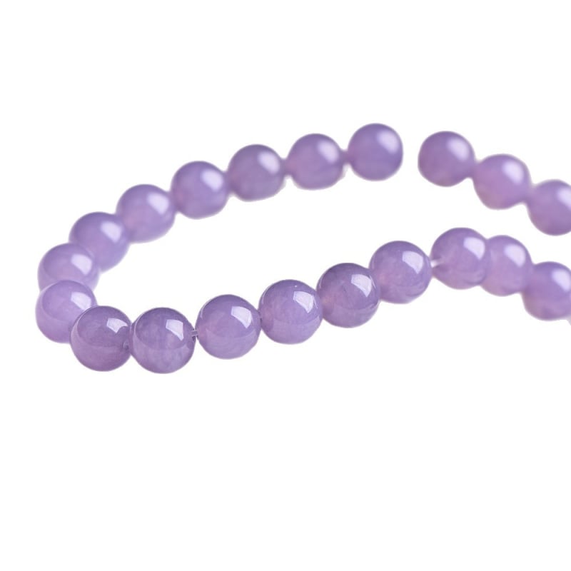 Prirodne 7A ljubičaste kalcedonske perle, ljubičaste kalcedonske labave perle, kalcedonske perle, polugotove perle za narukvicu