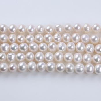 Gotove okrugle biserne perle slatkovodne, probodene, promjera 2–12 mm, polu-fini DIY komponente