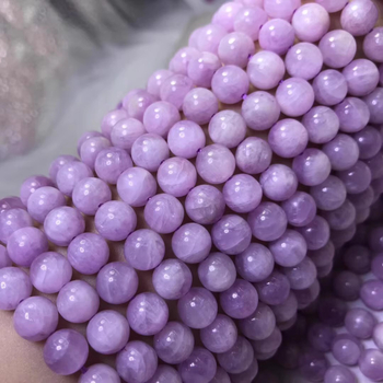Kunzitne okrugle perle, kalcedonski poluproizvodi za DIY nakit, 10 mm
