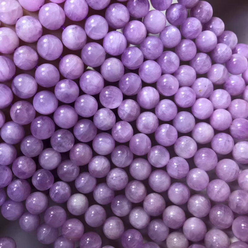 Kunzitne okrugle perle, kalcedonski poluproizvodi za DIY nakit, 10 mm