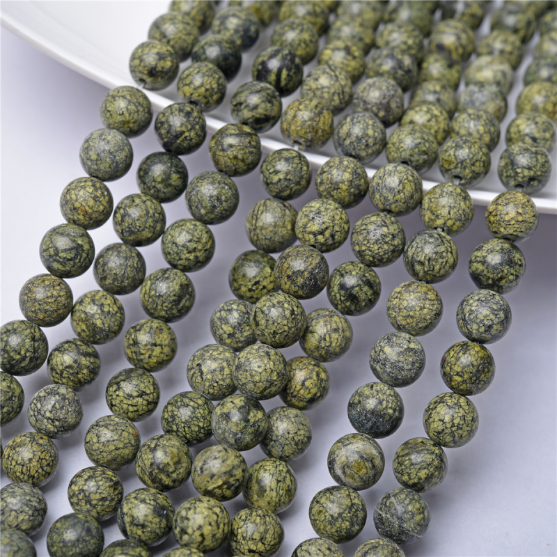 Prirodne Medicine King Stone perle, okrugle perle za DIY nakit, komponente za narukvicu, poluzavršeni na veliko