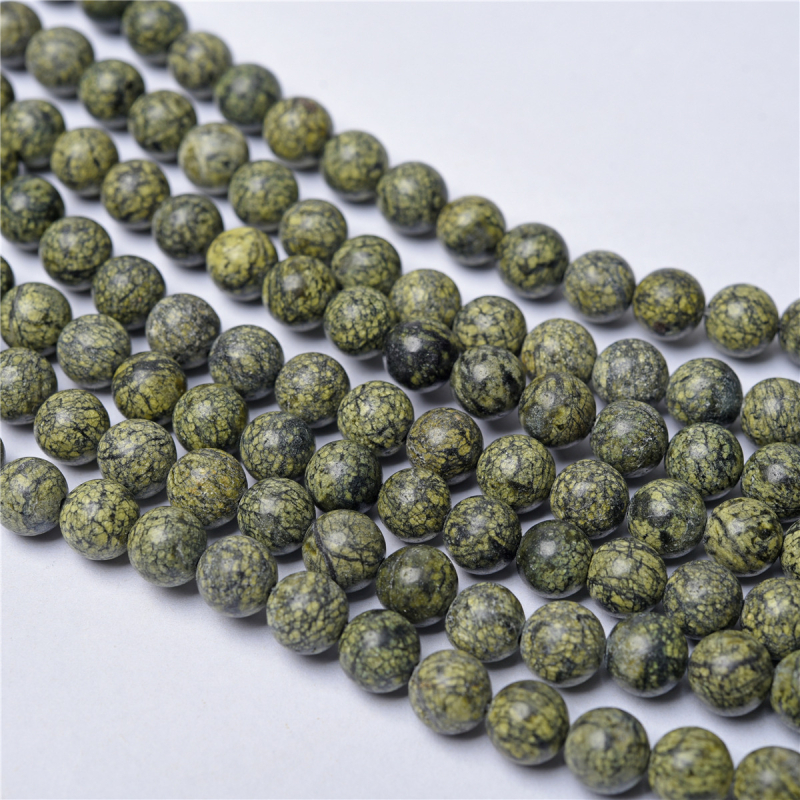 Prirodne Medicine King Stone perle, okrugle perle za DIY nakit, komponente za narukvicu, poluzavršeni na veliko