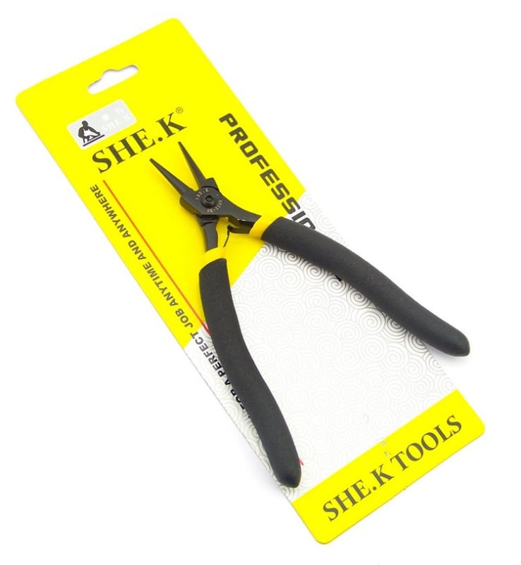 Πένσες Κοσμημάτων με Μυτερή Άκρη, Δημιουργικό Εργαλείο DIY Κοσμημάτων, Μαύρο Ματ Φινίρισμα