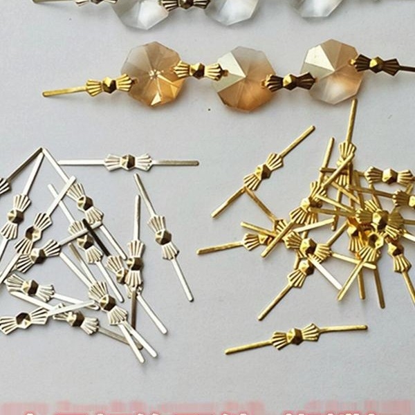 Kristalni dodatci za rasvjetu, leptir kopča, DIY zavjesa od perlica, osmerokutne perle, dugi nabor perli, spojnik za privjesak