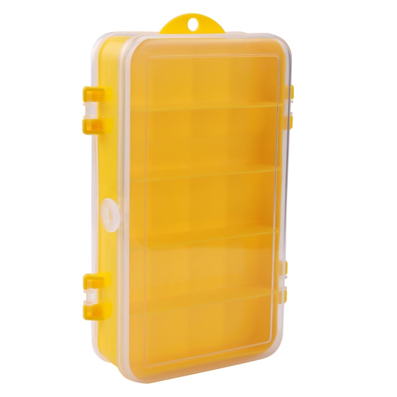 Двустранна риболовна кутия за съхранение, преносима кутия за примамки и куки за открит риболов