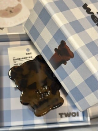 Mini klips za kosu s leopard uzorkom i iridescijom sjajem, mala acetatna štipaljka za šiške i raščupanu kosu, svestran dodatak za kosu učenice i učenici