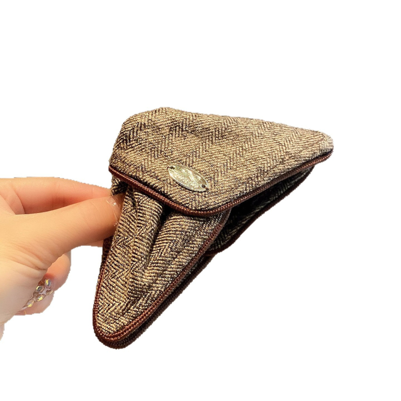 Korejski teksturirani smeđkasti klips za kosu od školjke, ručno šiveno, za žene, elegantan luksuzni klips za rep na stražnjem dijelu glave