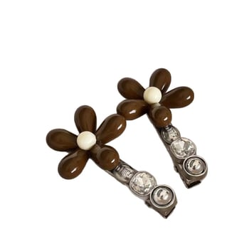 Korejska cvjetna denim kopča za kosu za žene