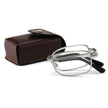 Кристално HD очила за четене със сгъваема метална рамка, унисекс, против умора