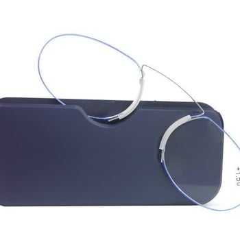 Портативни очила за четене с квадратна рамка от титанов сплав и акрилни лещи