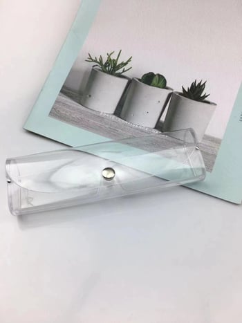 Нов модел очила за четене с лъскава черна рамка, ретро квадратни, семпли и елегантни