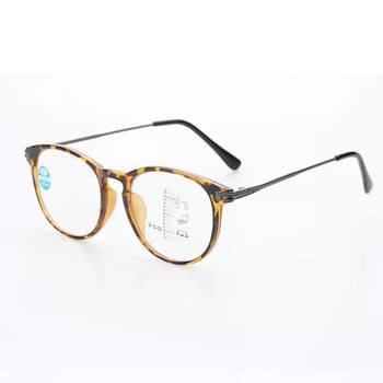 Очила за четене с многофокусни лещи за мъже и жени, модерен стил и елегантност, висока яснота, антисиня светлина, визуално издължаващ силует, TR90