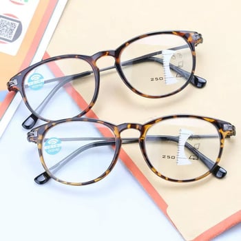 Очила за четене с многофокусни лещи за мъже и жени, модерен стил и елегантност, висока яснота, антисиня светлина, визуално издължаващ силует, TR90