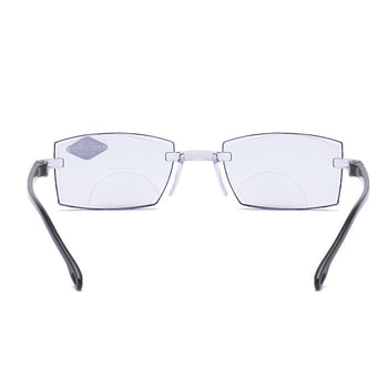 2024 Безрамкови очила за четене с анти-синя светлина и интелигентно увеличение
