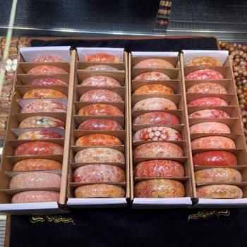 Prirodna indonezijska kamen chrysanthemum jade narukvica, šareni cvjetni jade dizajn, antički stil za žene