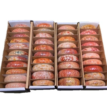 Prirodna indonezijska kamen chrysanthemum jade narukvica, šareni cvjetni jade dizajn, antički stil za žene