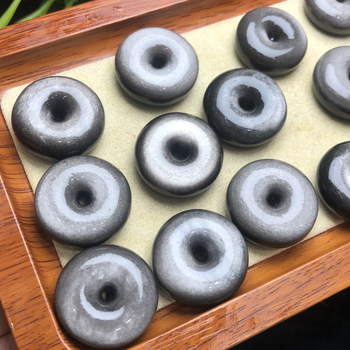 Prirodni zlatni obsidijan i srebrni obsidijan – kristalne perle za DIY narukvicu