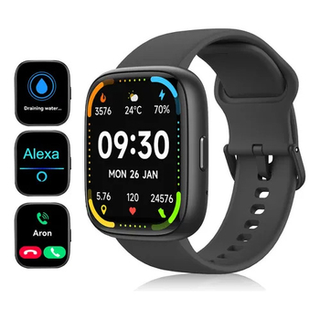 IDW26 Смарт часовник: мониторинг на сърдечен ритъм, кислород в кръвта и сън, Bluetooth разговори, спортен режим