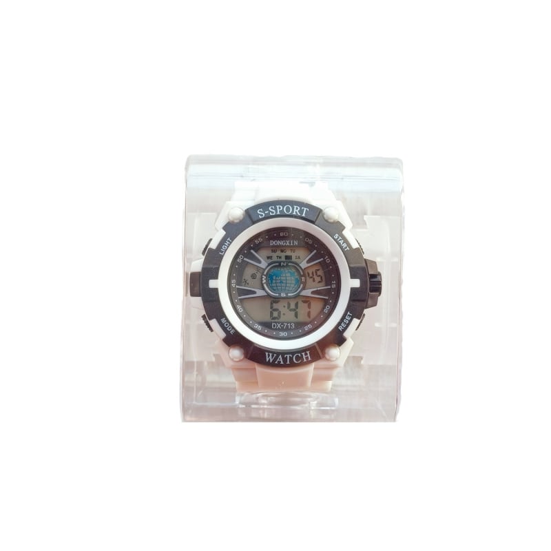 Камуфлажен електронен часовник за ученици с светещ дисплей и аларма – спортен стил