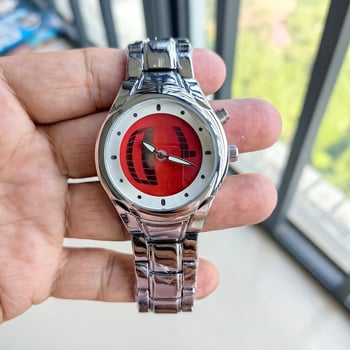 Персонализиран мъжки часовник Millennium Retro Y2K с двойен дисплей, кварцов механизъм