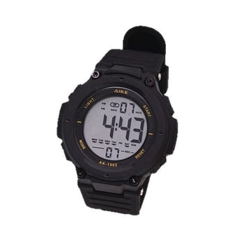 Електронен часовник Aike, мъжки, голям циферблат, многофункционален, водоустойчив за спорт и открито, за ученици и подрастващи