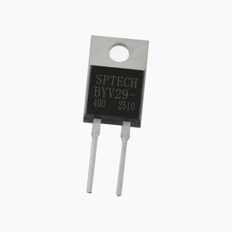 Sptech BYV29-400 diodni ispravljač TO-220-2, 10 A, 400 V, visokofrekvencijski ispravljač, 30 ns