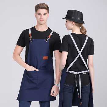 Ποδιά τύπου Κορεατικού στυλ με λαιμό, χωρίς μανίκια, αδιάβροχο πολυεστέρα, μονόχρωμη, για ενήλικες