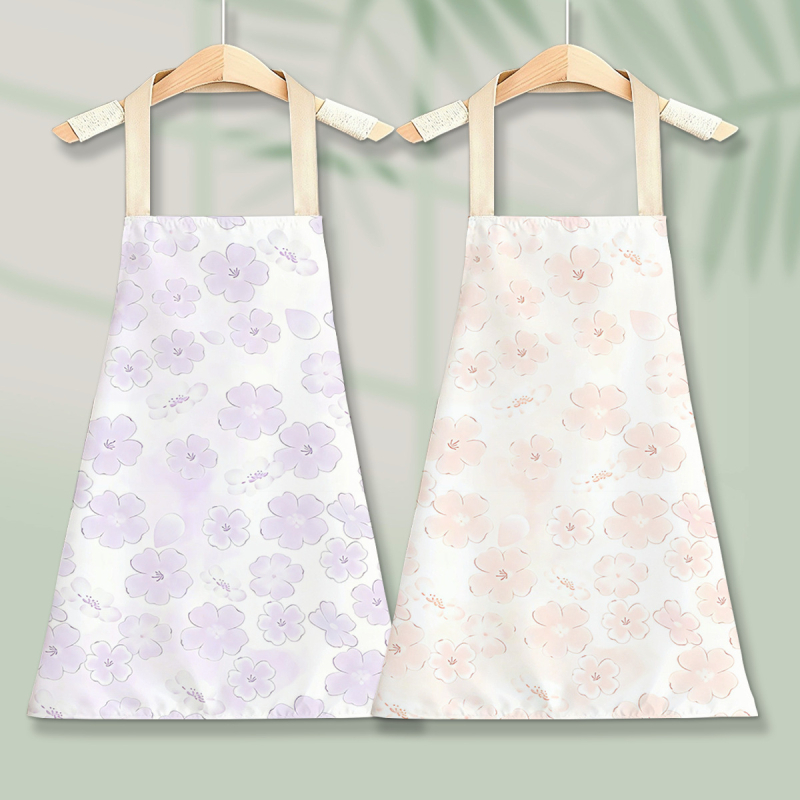 Ποδιά σειράς Sakura, αδιάβροχη για κουζίνα, μοντέρνα χωρίς μανίκια για μαγείρεμα, πολυεστέρας