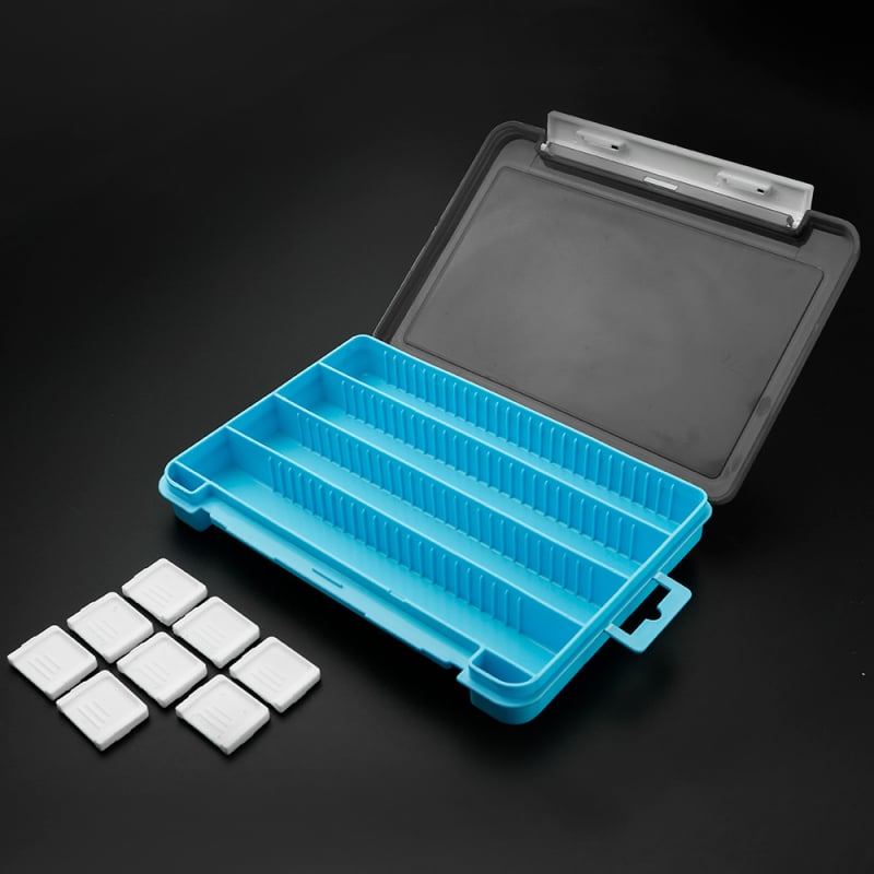 Нова мултифункционална ултра тънка кутия за примамки и съхранение на риболовни аксесоари