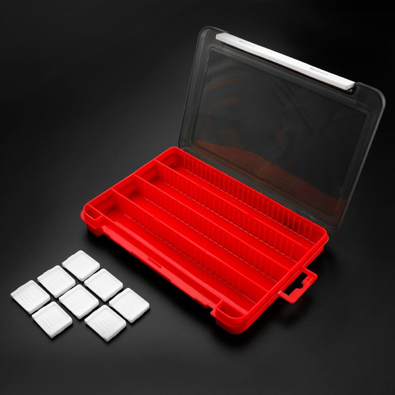 Нова мултифункционална ултра тънка кутия за примамки и съхранение на риболовни аксесоари