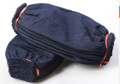 Unisex denim rukavi za odrasle, elastični široki otvor, otporni na mrlje, za čišćenje, pamuk materijal.