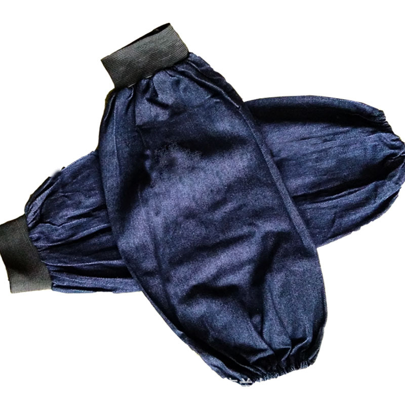 Unisex denim rukavi za odrasle, elastični široki otvor, otporni na mrlje, za čišćenje, pamuk materijal.