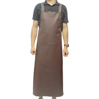 PU δερμάτινη ποδιά με ιμάντες για ενήλικες, αδιάβροχη και ανθεκτική στο λάδι, μαλακή δερμάτινη ποδιά κουζίνας για γυναίκες, οικιακή εργασία, ποδιά ψαρέματος για άνδρες