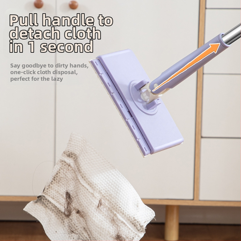 Platneni mop s krpom za lice, kućna upotreba, bez dodirivanja rukama, četka za pod u kupaonici 70 cm / 90 cm