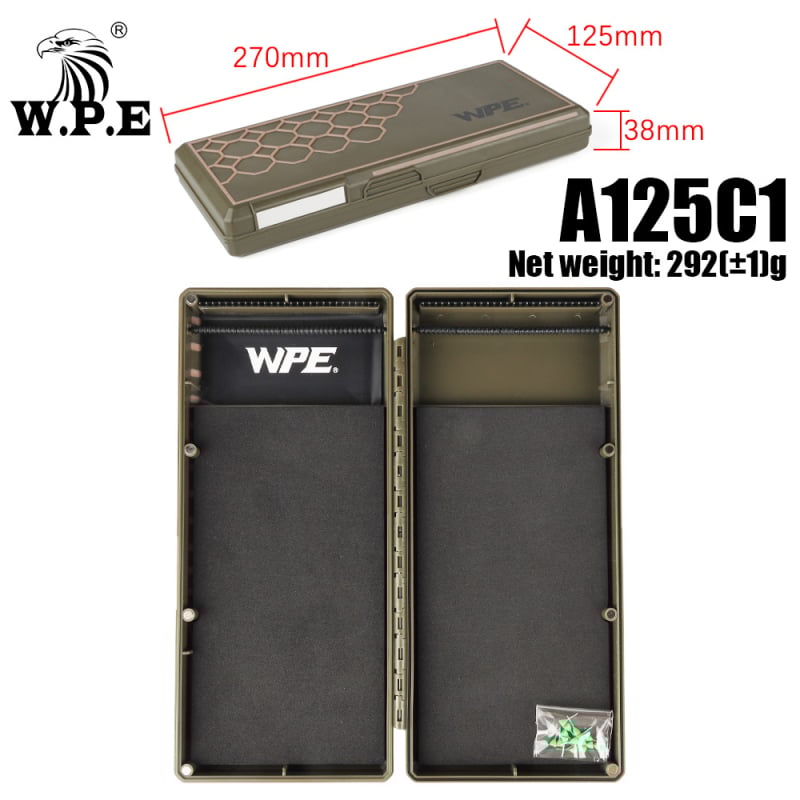 WPE кутия за примамки за риболов – мултифункционална кутия за съхранение на куки, линии и аксесоари