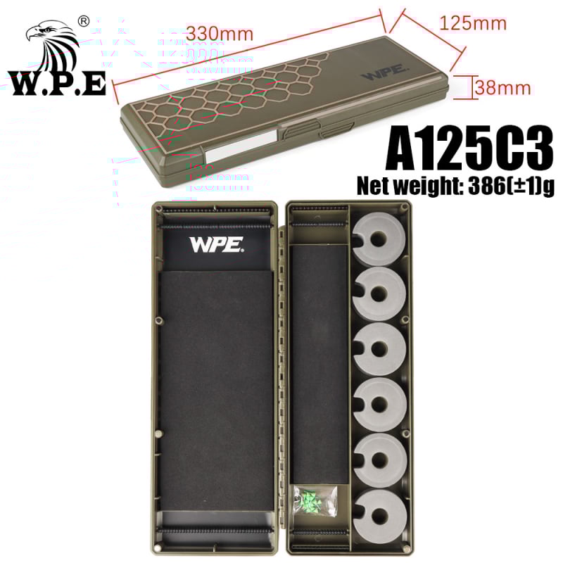 WPE кутия за примамки за риболов – мултифункционална кутия за съхранение на куки, линии и аксесоари